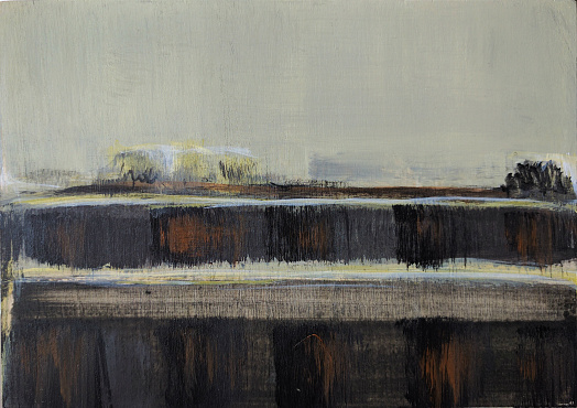 SOLD Dec 2016 $200 Studio Gallery horizontal abstract landscape