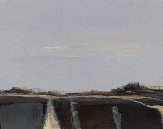 Abstract Landscape structure to the right